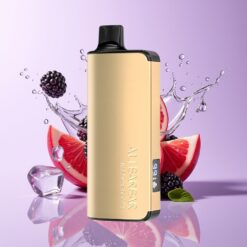 Hungary Wholesalers Alibarbar Ingot 9000 Puff Blackberry Jég 22ml 2350mAh LED Kijelzős