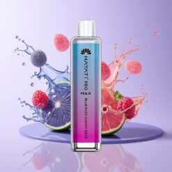 Hungary Wholesalers Hayati Pro Max 4000 Puff Kék Málna Gumicukor Medve Elszívható Vape Dual 1.1 Ohm Mesh Coil 1400mAh