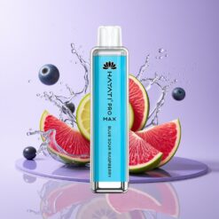 Hungary Wholesalers Hayati Pro Max 4000 Puff Kék Savanyú Málna Elszívható Vape Dual Mesh Coil 1400mAh