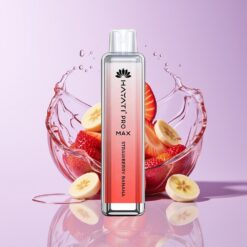 Hungary Wholesalers Hayati Pro Max 4000 Puffs Eldobható Eper Banán 2% 1400mAh LED