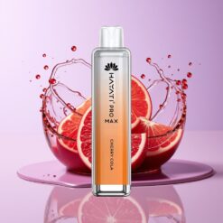 Hungary Wholesalers Hayati Pro Max 4000 Puffs Eldobható Vape Cseresznye Kóla 5% Nikotin 1400mAh LED