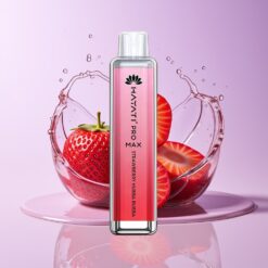 Hungary Wholesalers Hayati Pro Max 4000 Puffs Eldobható Vape Eper Buborék Puff Dual Mesh Coil Rechargeable LED