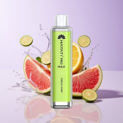 Hungary Wholesalers Hayati Pro Max 4000 Puffs Eldobható Vape Friss Mentol Dual 1.1 Ohm Mesh Coil 1400mAh