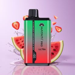 Hungary Wholesalers Hayati Pro Ultra 15000 Puffs Gödörcseresznye Buborékrágó Eper Buborékrágó 2x12ml 850mAh 2%