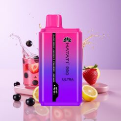 Hungary Wholesalers Hayati Pro Ultra 15000 Puffs Ribizli Limonádé Eper Limonádé 2x12ml 2%