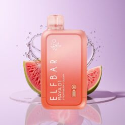 Hungary Wholesalers Elf Bar Raya D1 13000 Puff Eper Guava Töltőképes Kijelzővel Típus-C