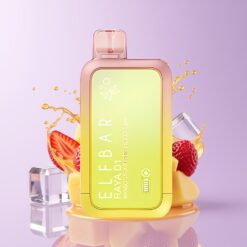 Hungary Wholesalers Elf Bar Raya D1 13000 Puffs MÁLNÁS-MANGÓ FAGYLALT Típus-C töltés 650mAh 18ml