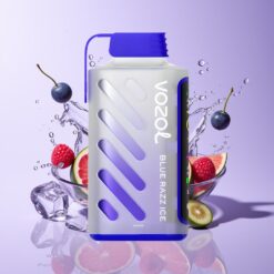 Hungary Wholesalers VOZOL Gear Power 20000 Puff Kék Málna Jég Dual Mesh Coil Full Screen Display